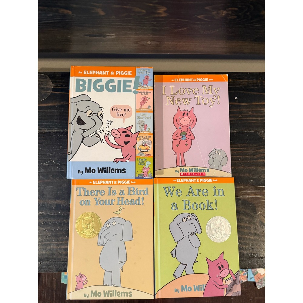 Mo Willems Elephant & Piggie Book Lot Biggie Treasury Hardcover Set of 4